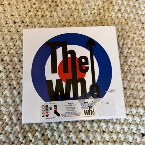 Man’s Socks “The Who” Size 10-13 Set of 4 - Picture 2 of 5